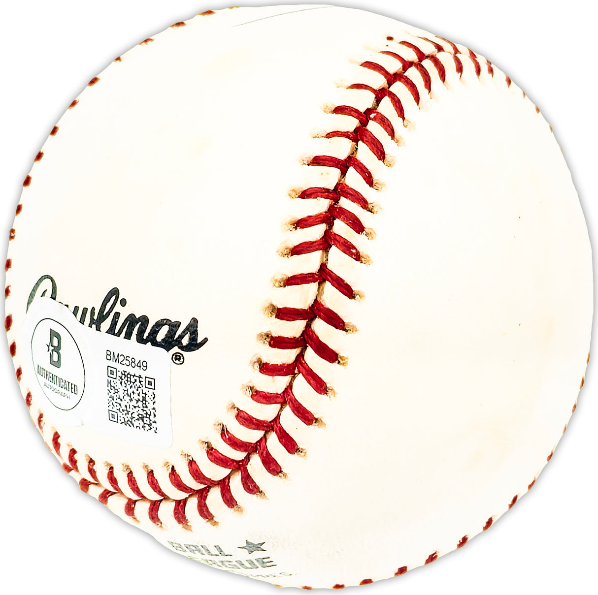 Tim Layana Autographed Official NL Baseball Cincinnati Reds Beckett BAS QR #BM25849