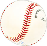 Tim Layana Autographed Official NL Baseball Cincinnati Reds Beckett BAS QR #BM25849