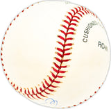 Tim Layana Autographed Official NL Baseball Cincinnati Reds Beckett BAS QR #BM25849