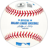 Fred "Fuzz" Richards Autographed Official MLB Baseball Chicago Cubs Beckett BAS QR #BM25293