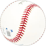 Fred "Fuzz" Richards Autographed Official MLB Baseball Chicago Cubs Beckett BAS QR #BM25293