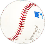 Frank Dasso Autographed Official MLB Baseball Cincinnati Reds Beckett BAS QR #BM25296