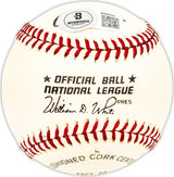 Frank Secory Autographed Official NL Baseball New York Yankees, Chicago Cubs Beckett BAS QR #BM25301