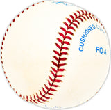 Mickey Rutner Autographed Official AL Baseball Philadelphia A's Beckett BAS QR #BM25309