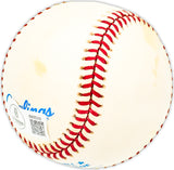 John O'Donoghue Autographed Official AL Baseball Indians, Pilots Beckett BAS QR #BM25310