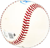 Chris Haughey Autographed Official NL Baseball Brooklyn Dodgers Beckett BAS QR #BM25313