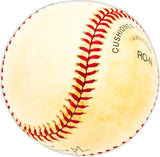 Harry Eisenstat Autographed Official NL Baseball Los Angeles Dodgers, Detroit Tigers Beckett BAS QR #BM25317