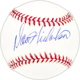 Dave Nicholson Autographed Official MLB Baseball Baltimore Orioles, Chicago White Sox Beckett BAS QR #BM25321