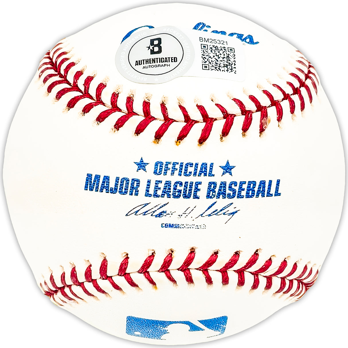 Dave Nicholson Autographed Official MLB Baseball Baltimore Orioles, Chicago White Sox Beckett BAS QR #BM25321