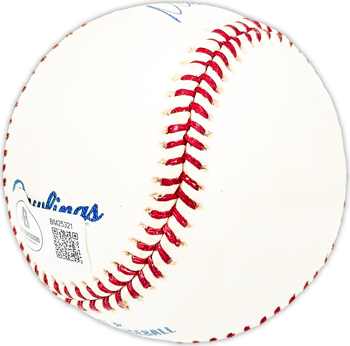 Dave Nicholson Autographed Official MLB Baseball Baltimore Orioles, Chicago White Sox Beckett BAS QR #BM25321