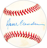 Donn Clendenon Autographed Official NL Baseball New York Mets Beckett BAS QR #BM25328