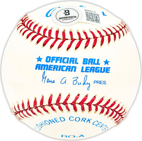 Dennis Bennett Autographed Official AL Baseball Philadelphia Phillies, Boston Red Sox Beckett BAS QR #BM25337