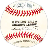 Luis Alcaraz Autographed Official NL Baseball Los Angeles Dodgers, Kansas City Royals Beckett BAS QR #BM25340