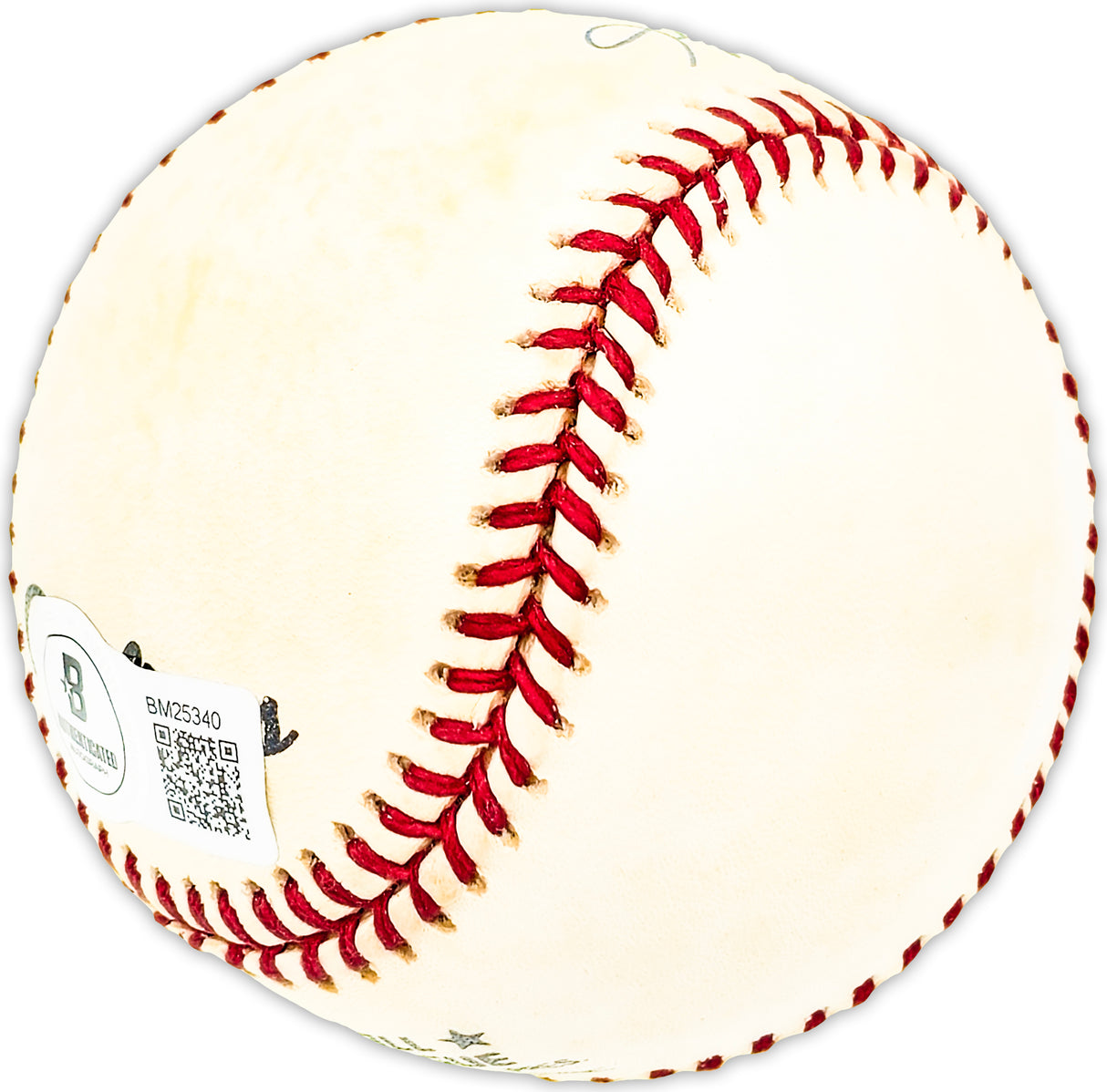 Luis Alcaraz Autographed Official NL Baseball Los Angeles Dodgers, Kansas City Royals Beckett BAS QR #BM25340