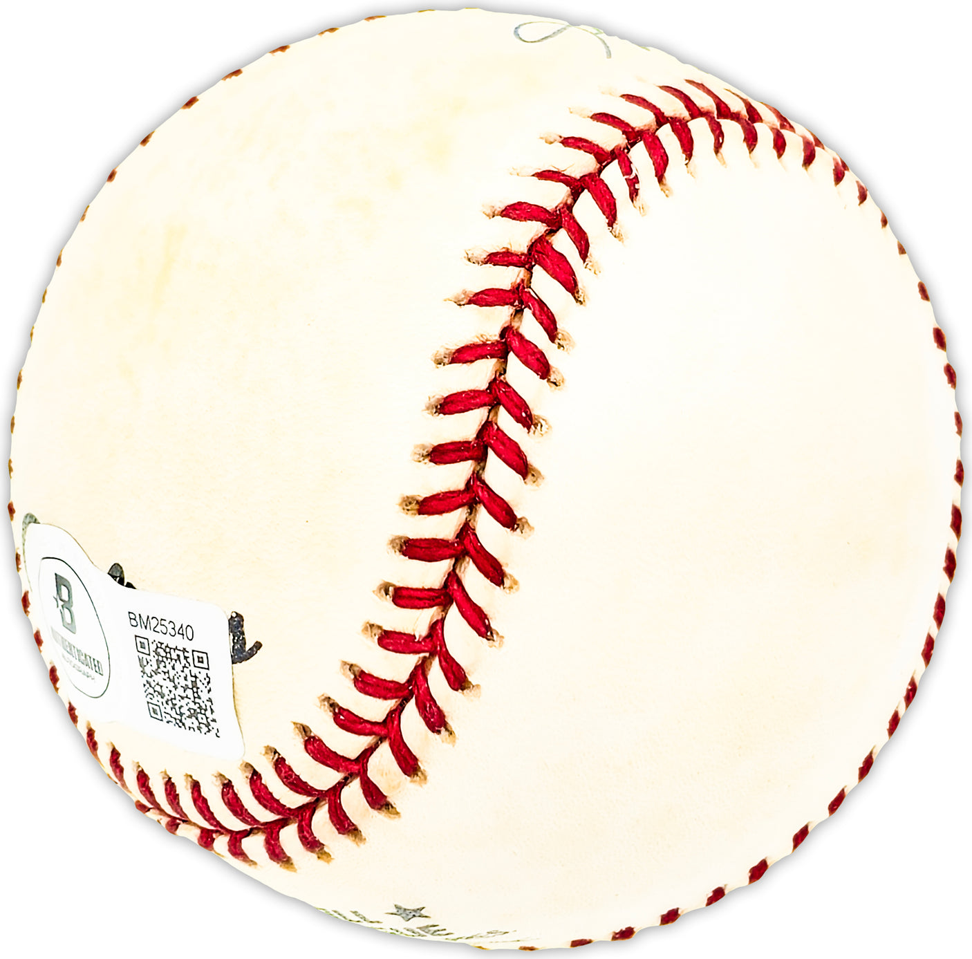Luis Alcaraz Autographed Official NL Baseball Los Angeles Dodgers, Kansas City Royals Beckett BAS QR #BM25340
