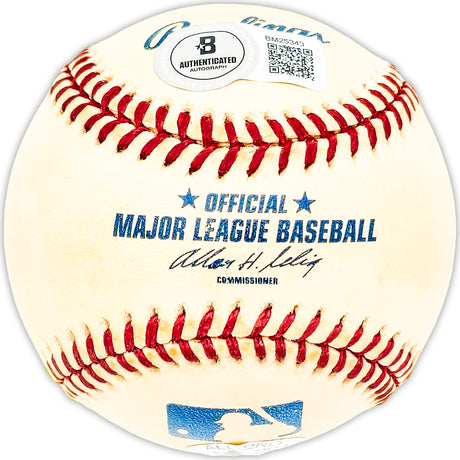 Earl Williams Autographed Official MLB Baseball Atlanta Braves "1971 NL ROY" Beckett BAS QR #BM25343