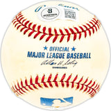 Earl Williams Autographed Official MLB Baseball Atlanta Braves "1971 NL ROY" Beckett BAS QR #BM25343