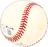 Tony Bartirome Autographed Official NL Baseball Pittsburgh Pirates Beckett BAS QR #BM25346