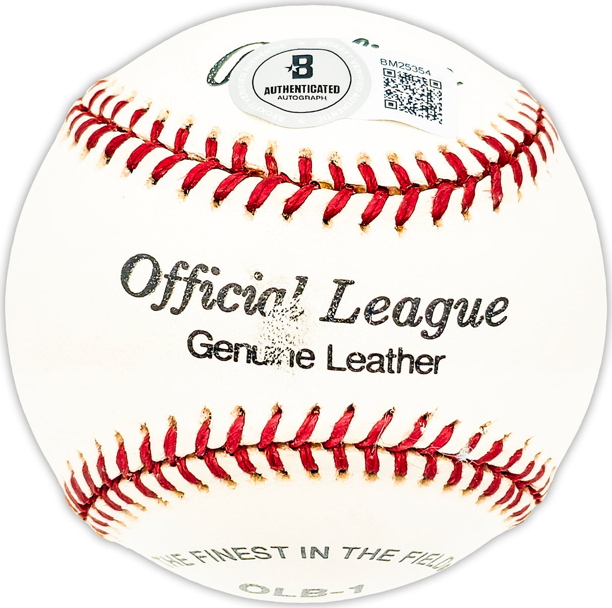 Jim Hannan Autographed Official League Baseball Washington Senators Beckett BAS QR #BM25354