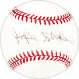 Jake Striker Autographed Official AL Baseball Cleveland Indians, Chicago White Sox Beckett BAS QR #BM25365