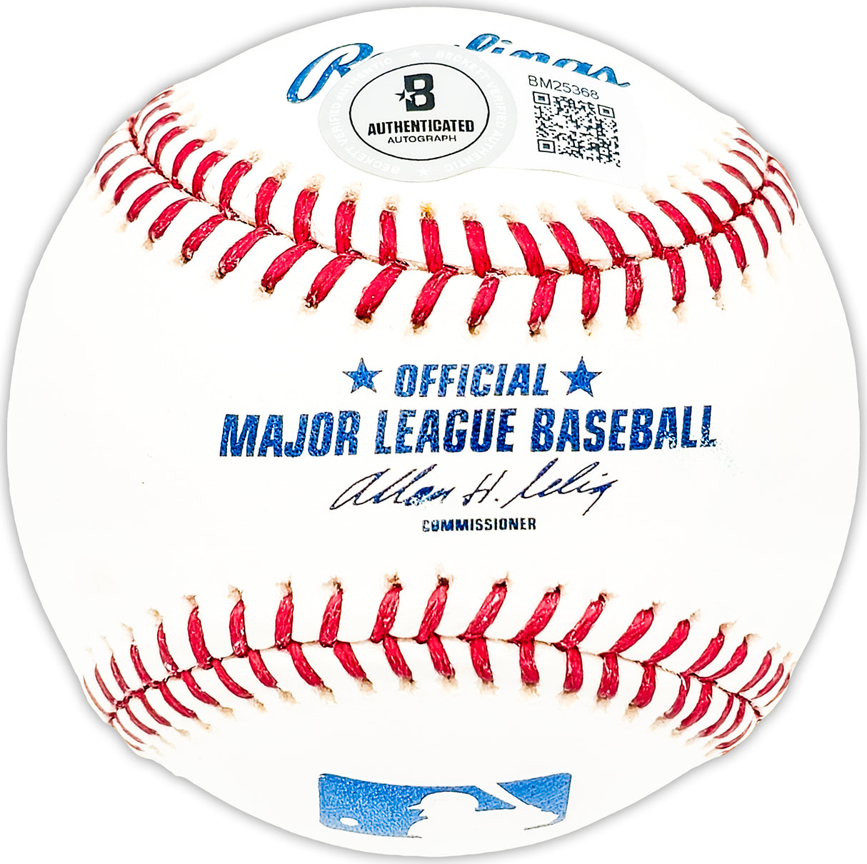 Bob Will Autographed Official MLB Baseball Chicago Cubs "1957-63" Beckett BAS QR #BM25368