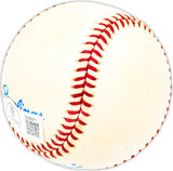 Earl Wilson Autographed Official AL Baseball Boston Red Sox "6-26-62" No Hitter Beckett BAS QR #BM25371
