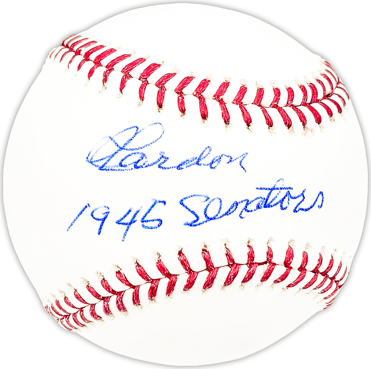 Jose Zardon Autographed Official MLB Baseball Washington Senators "1946 Senators" Beckett BAS QR #BM25372
