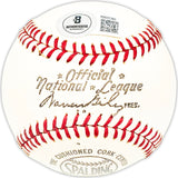 Dave Ricketts Autographed Official Giles NL Baseball St. Louis Cardinals Beckett BAS QR #BM25380