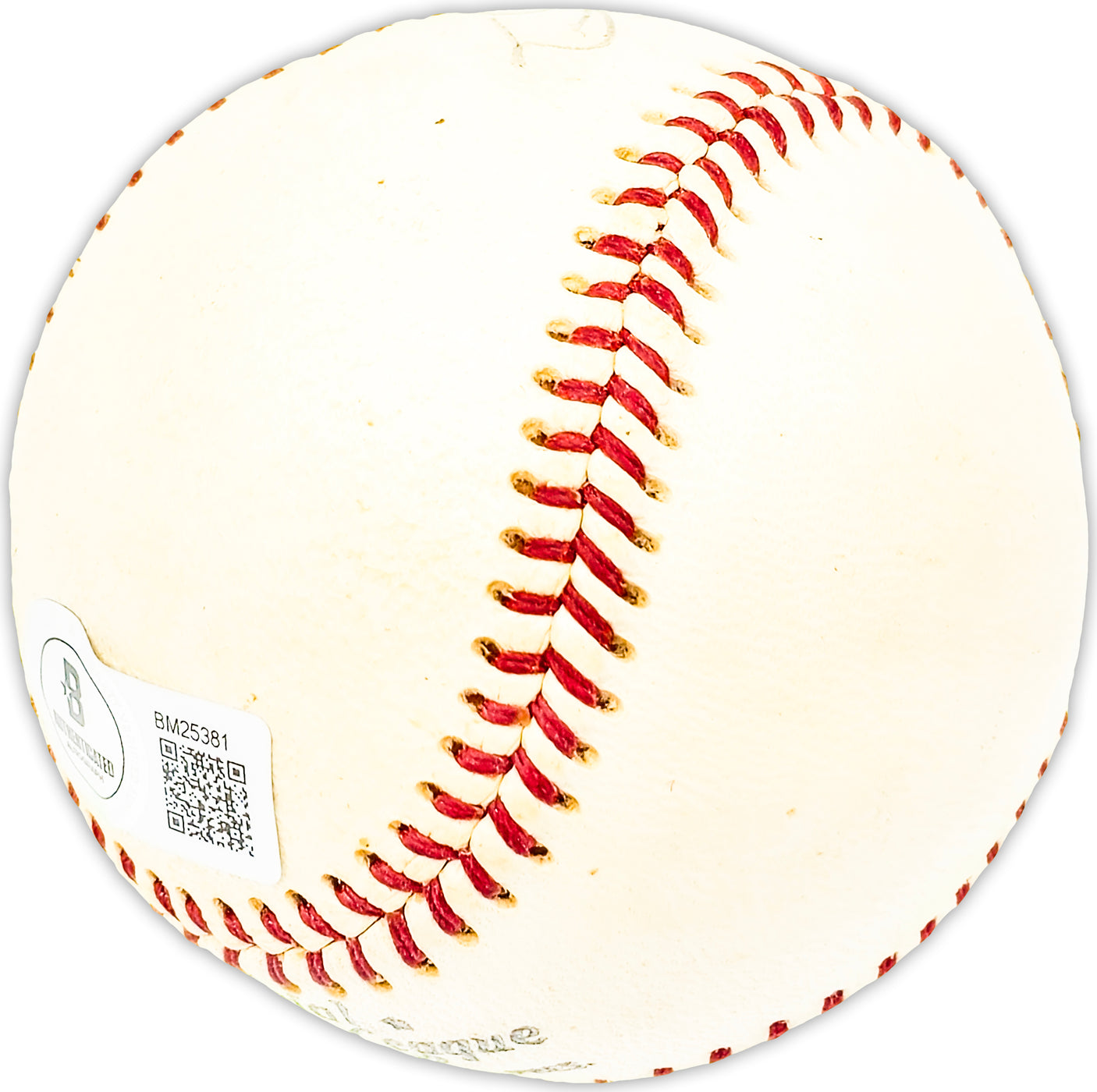 Dick Hughes Autographed Official Giles NL Baseball St. Louis Cardinals Beckett BAS QR #BM25381