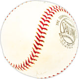 Dick Hughes Autographed Official Giles NL Baseball St. Louis Cardinals Beckett BAS QR #BM25381