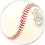 Dick Hughes Autographed Official Giles NL Baseball St. Louis Cardinals Beckett BAS QR #BM25381