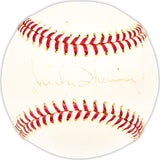 Mike Shannon Autographed Official Giles NL Baseball St. Louis Cardinals Vintage Signature Beckett BAS QR #BM25383
