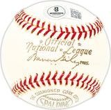 Mike Shannon Autographed Official Giles NL Baseball St. Louis Cardinals Vintage Signature Beckett BAS QR #BM25383