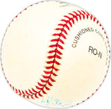 Wes Westrum Autographed Official NL Baseball New York Giants "1947-57" Beckett BAS QR #BM25384