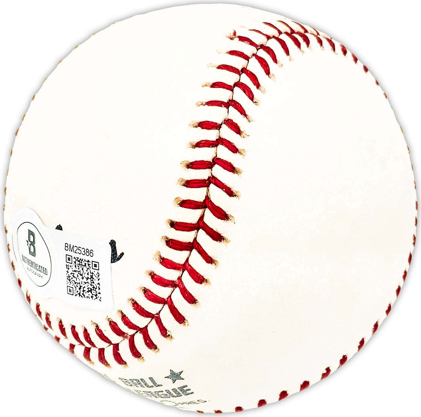 Bob Miller Autographed Official NL Baseball Philadelphia Phillies, New York Mets Beckett BAS QR #BM25386