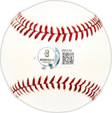 John Johnny Schaive Autographed Official Spalding Baseball Washington Senators Beckett BAS QR #BM25394
