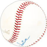 John Johnny Schaive Autographed Official Spalding Baseball Washington Senators Beckett BAS QR #BM25394