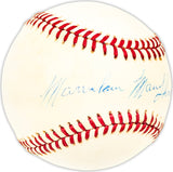 Marvelous Marv Throneberry Autographed Official AL Baseball New York Yankees, New York Mets Beckett BAS QR #BM25404