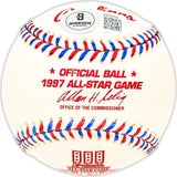 Herman Reich Autographed Official 1997 All Star Game Logo Baseball Chicago Cubs "Cubs '49" Beckett BAS QR #BM25405