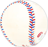 Herman Reich Autographed Official 1997 All Star Game Logo Baseball Chicago Cubs "Cubs '49" Beckett BAS QR #BM25405