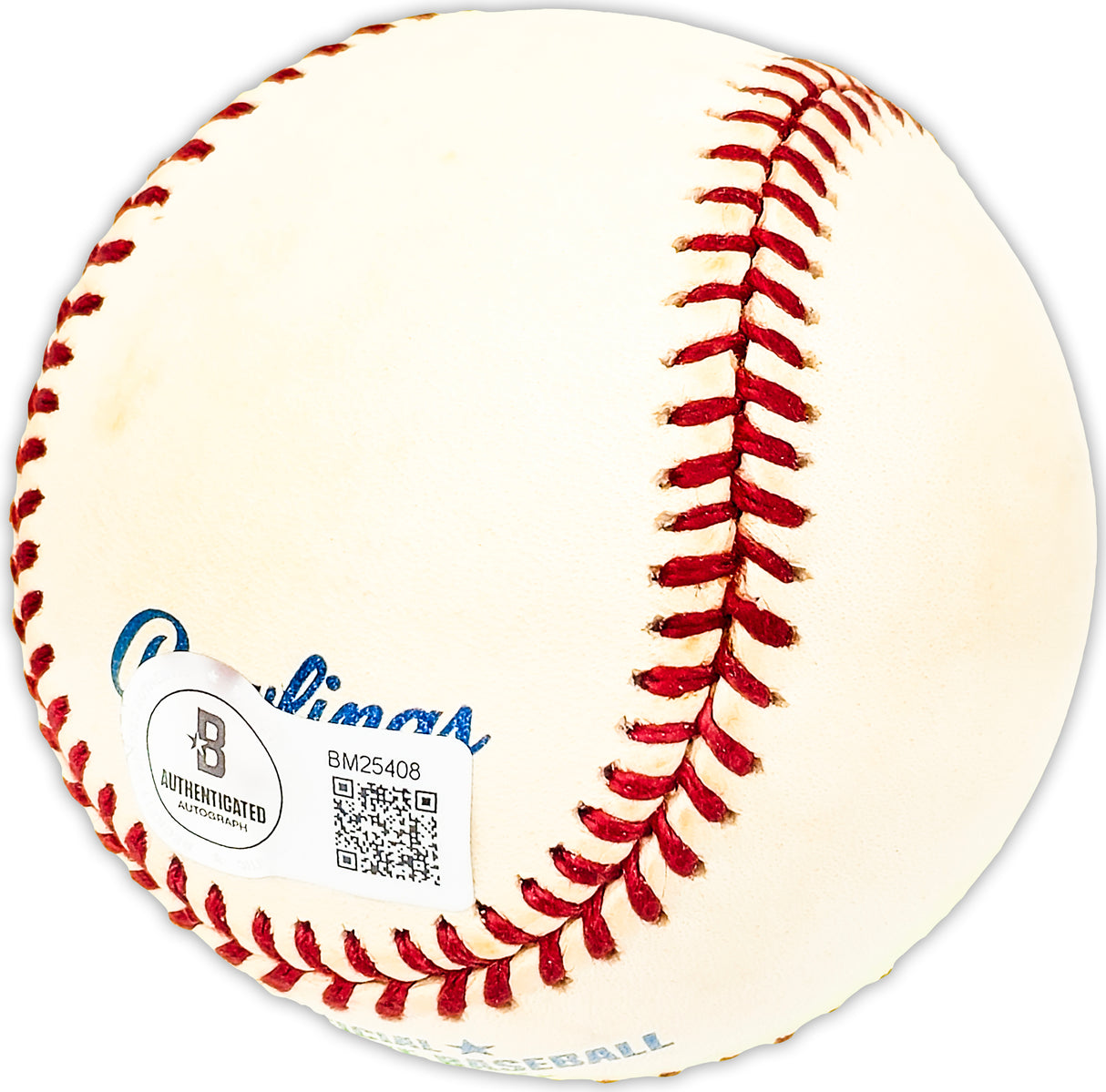 Ray Hoffman Autographed Official MLB Baseball Washington Senators Beckett BAS QR #BM25408