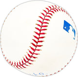 George Strickland Autographed Official MLB Baseball Pittsburgh Pirates, Cleveland Indians Beckett BAS QR #BM25411
