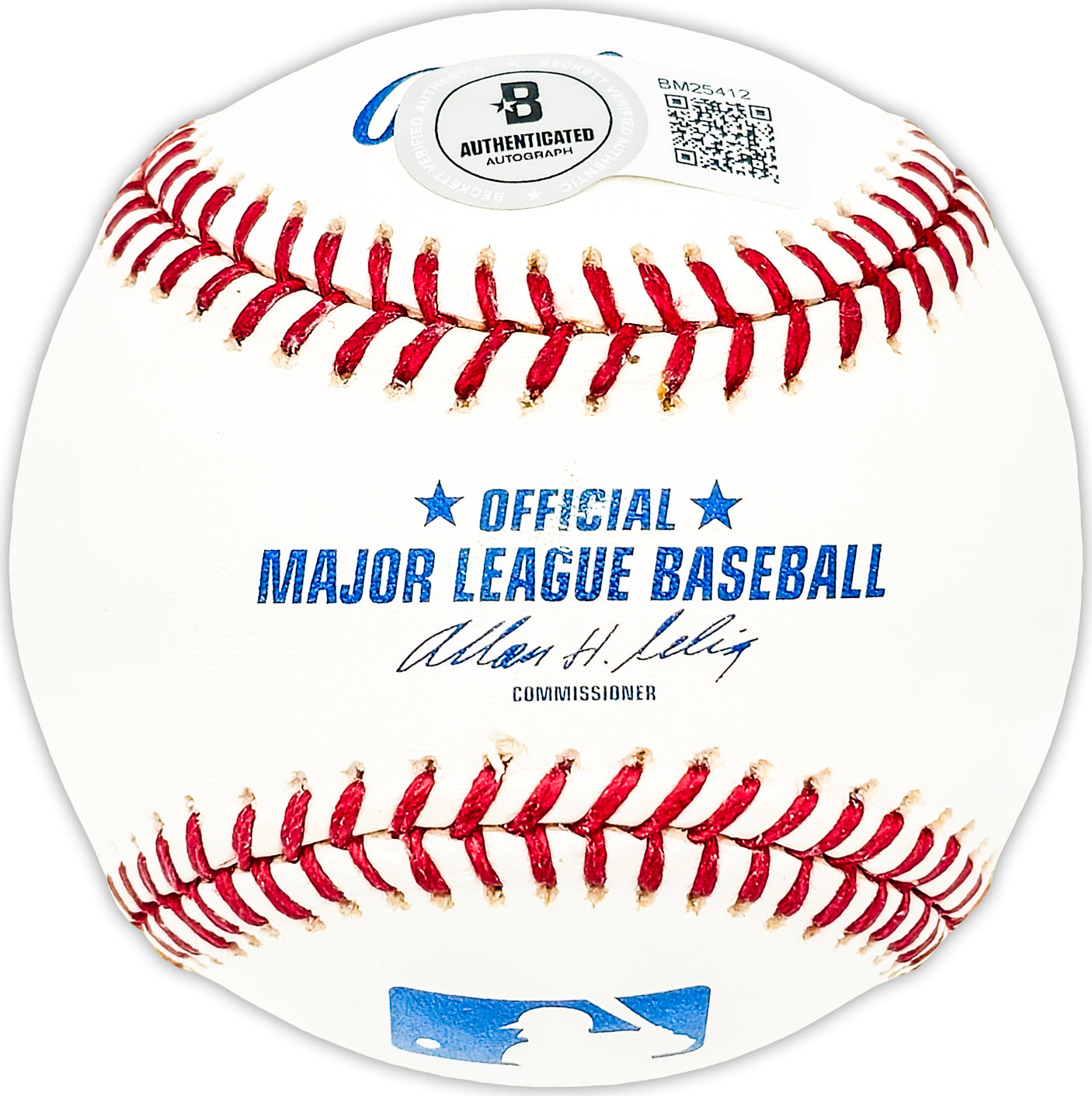 Bob Speake Autographed Official MLB Baseball Chicago Cubs Beckett BAS QR #BM25412
