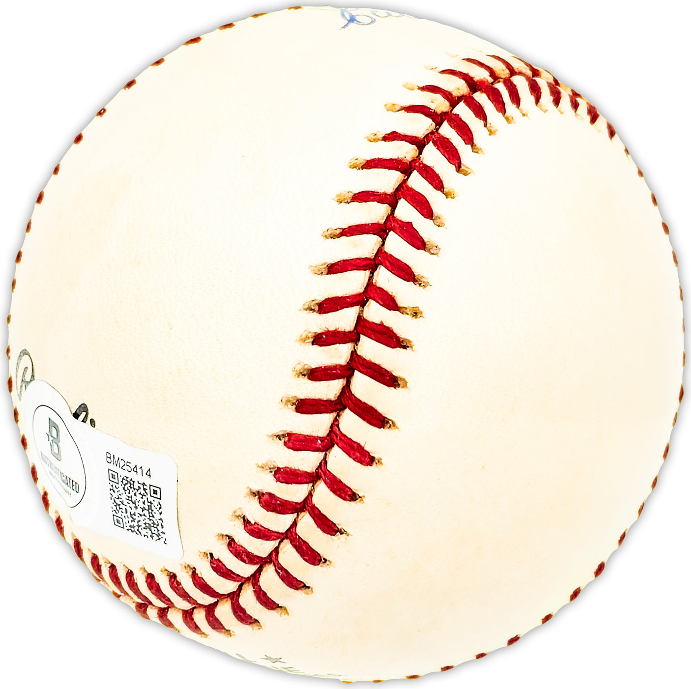 Earl Francis Autographed Official NL Baseball Pittsburgh Pirates, St. Louis Cardinals Beckett BAS QR #BM25414