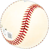 Earl Francis Autographed Official NL Baseball Pittsburgh Pirates, St. Louis Cardinals Beckett BAS QR #BM25414