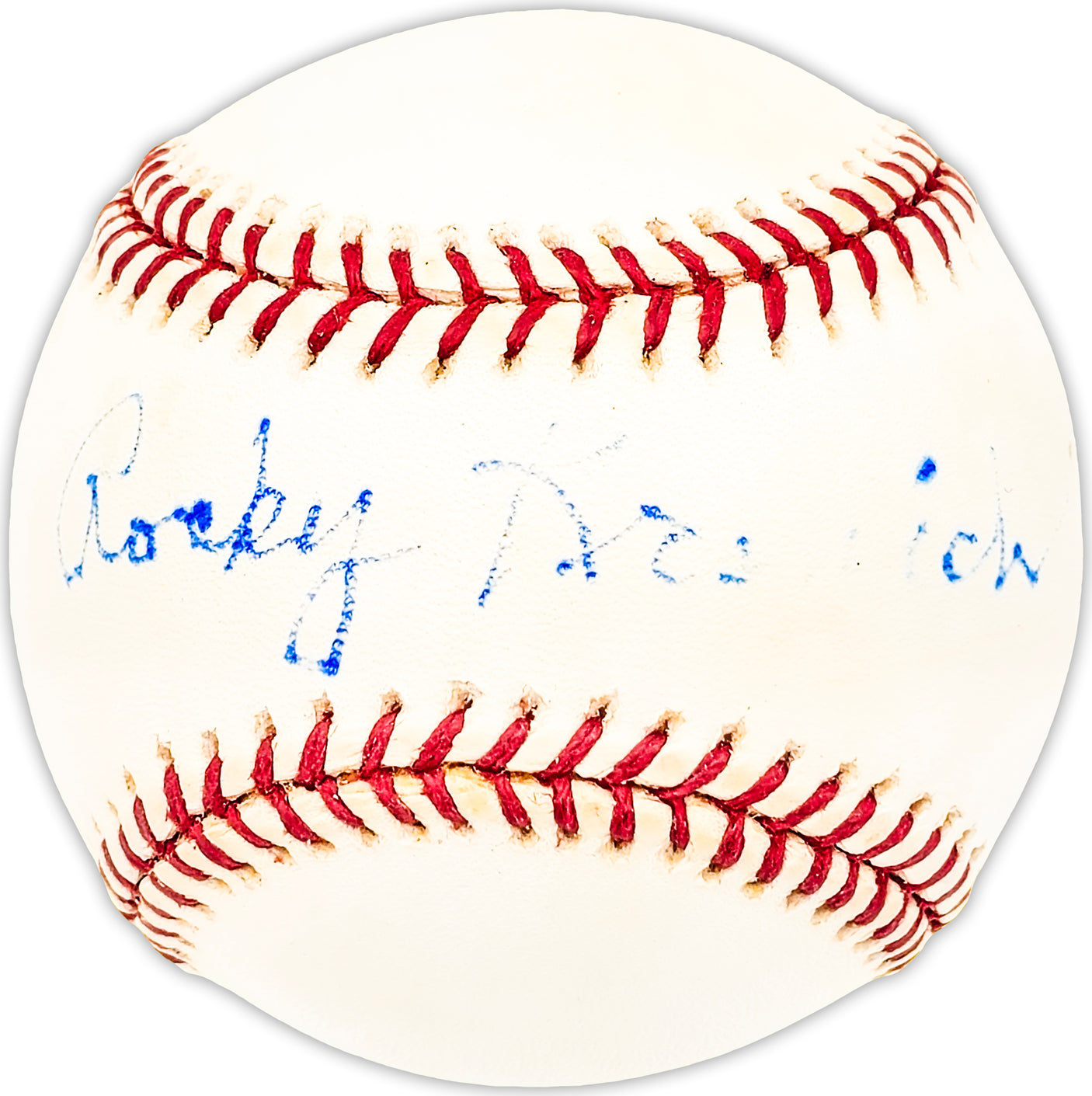 Rocky Krsnich Autographed Official AL Baseball Chicago White Sox Beckett BAS QR #BM25430