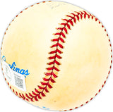 Ed Eddie Watt Autographed Official AL Baseball Baltimore Orioles Beckett BAS QR #BM25447