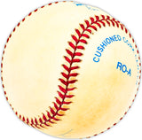 Ed Eddie Watt Autographed Official AL Baseball Baltimore Orioles Beckett BAS QR #BM25447