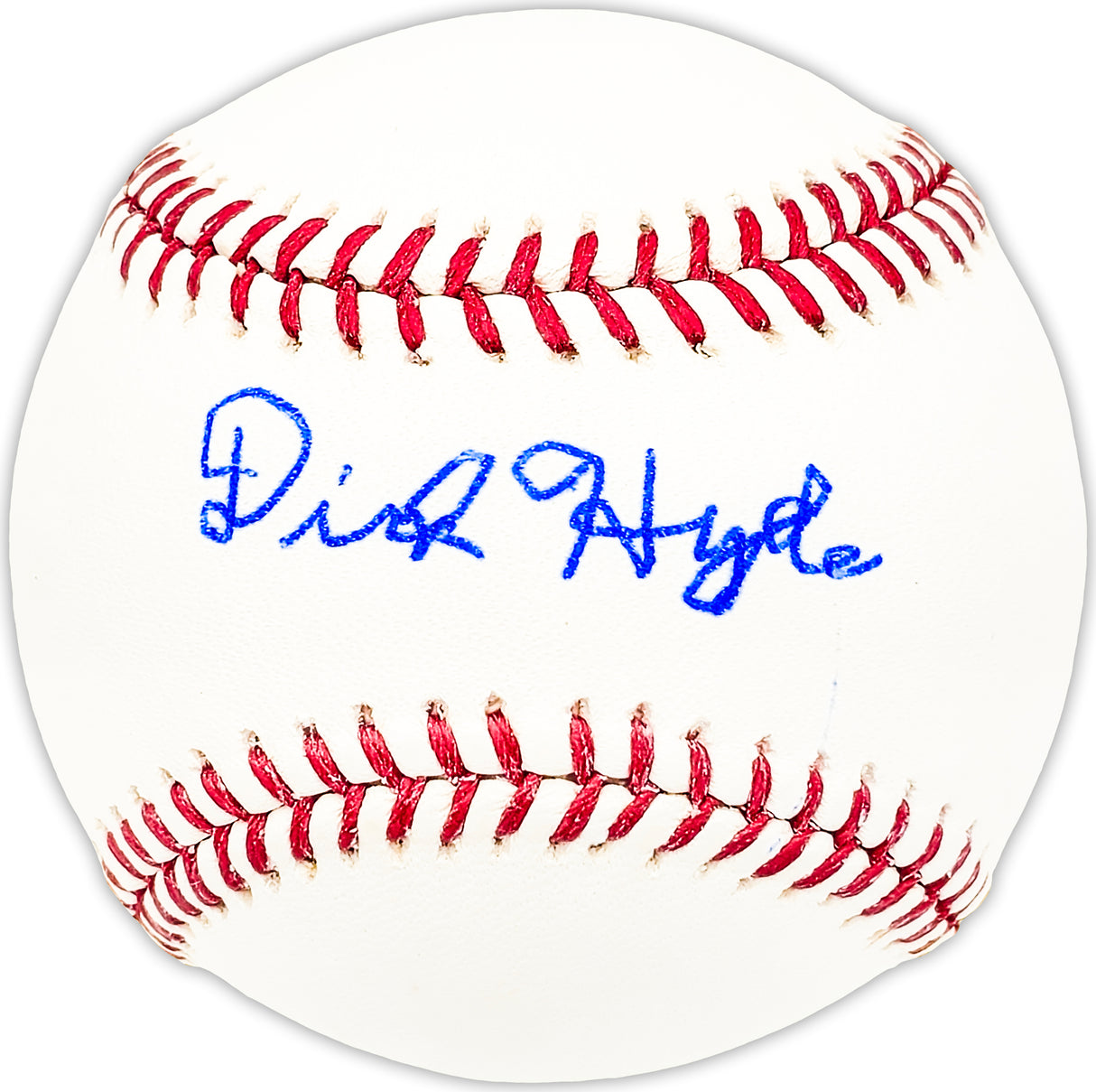 Dick Hyde Autographed Official MLB Baseball Orioles, Senators Beckett BAS QR #BM25455