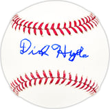Dick Hyde Autographed Official MLB Baseball Orioles, Senators Beckett BAS QR #BM25455